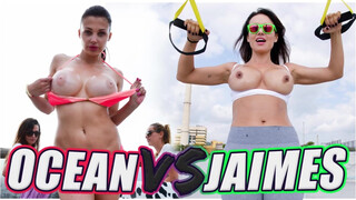 Aletta Ocean és Franceska Jaimes: Víziók a vágyak csatájában, ahol a testek összecsapnak és a szenvedély lángra lobban