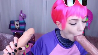 Fortnite csajok szájában a műfaszak vadul lüktetnek