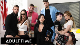 Vezetni tanulók nem bírnak magukkal, vadul egymásnak esnek az órán! - Rocky Emerson, Aiden Ashley és még sokan mások!