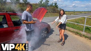 George Uhl vadul megdugja a fekete hajú csajt az erdőben