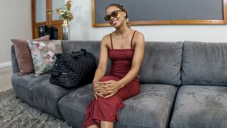 Amatőr keni csajszi megvadul, amikor előveszem hatalmas, kemény ágam